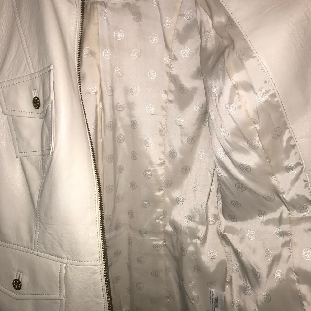 Tory Burch Leather Biker Jacket - Picture 10 of 16